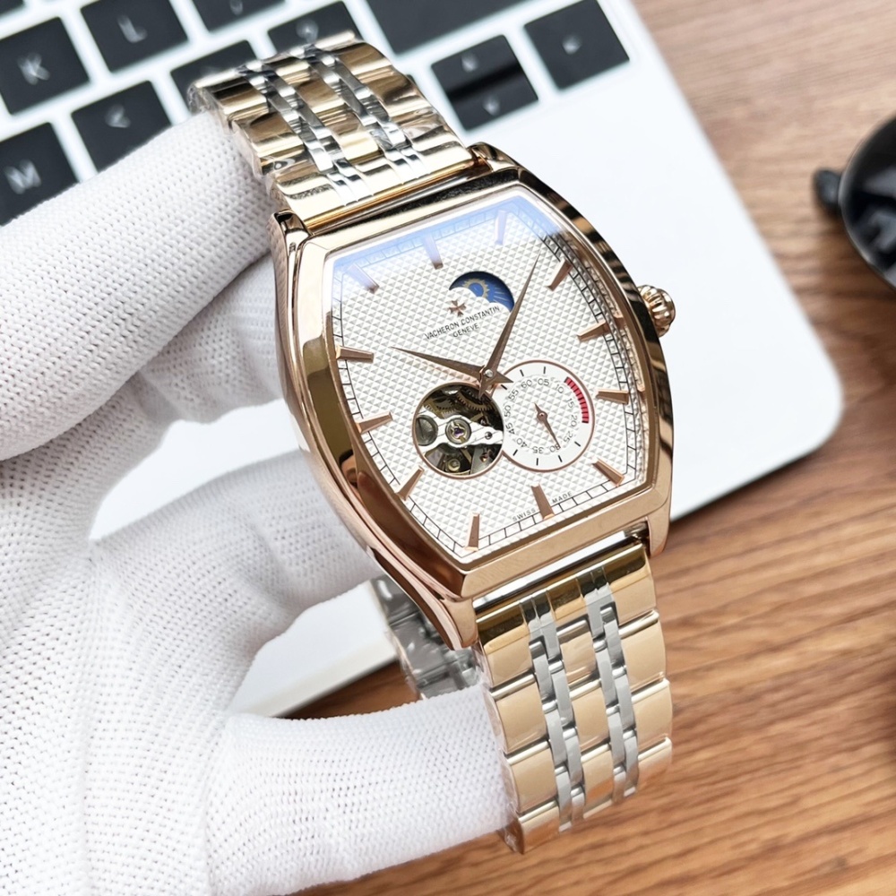 Men's Automatic Mechanical Watch 904L Stainless Steel 43 mm- VC 38