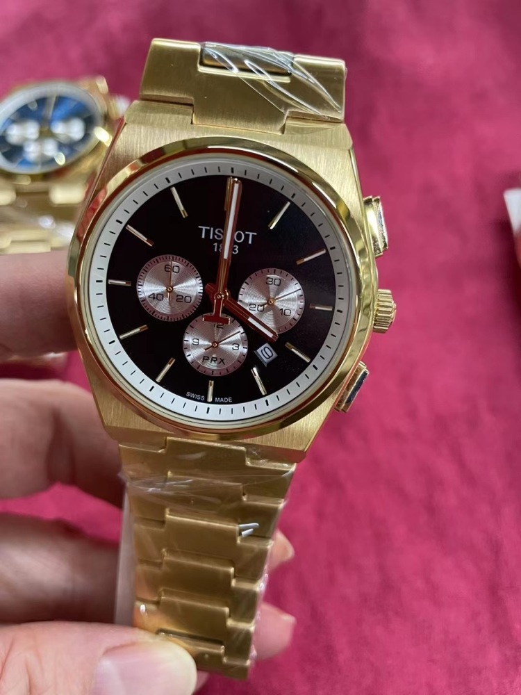 Men's Quartz Watch Chronograph 904L Stainless Steel 42mm- TOT 5