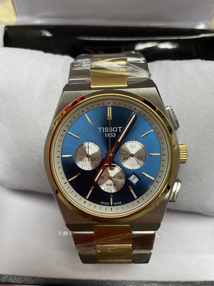 Men's Quartz Watch Chronograph 904L Stainless Steel 42mm- TOT 5