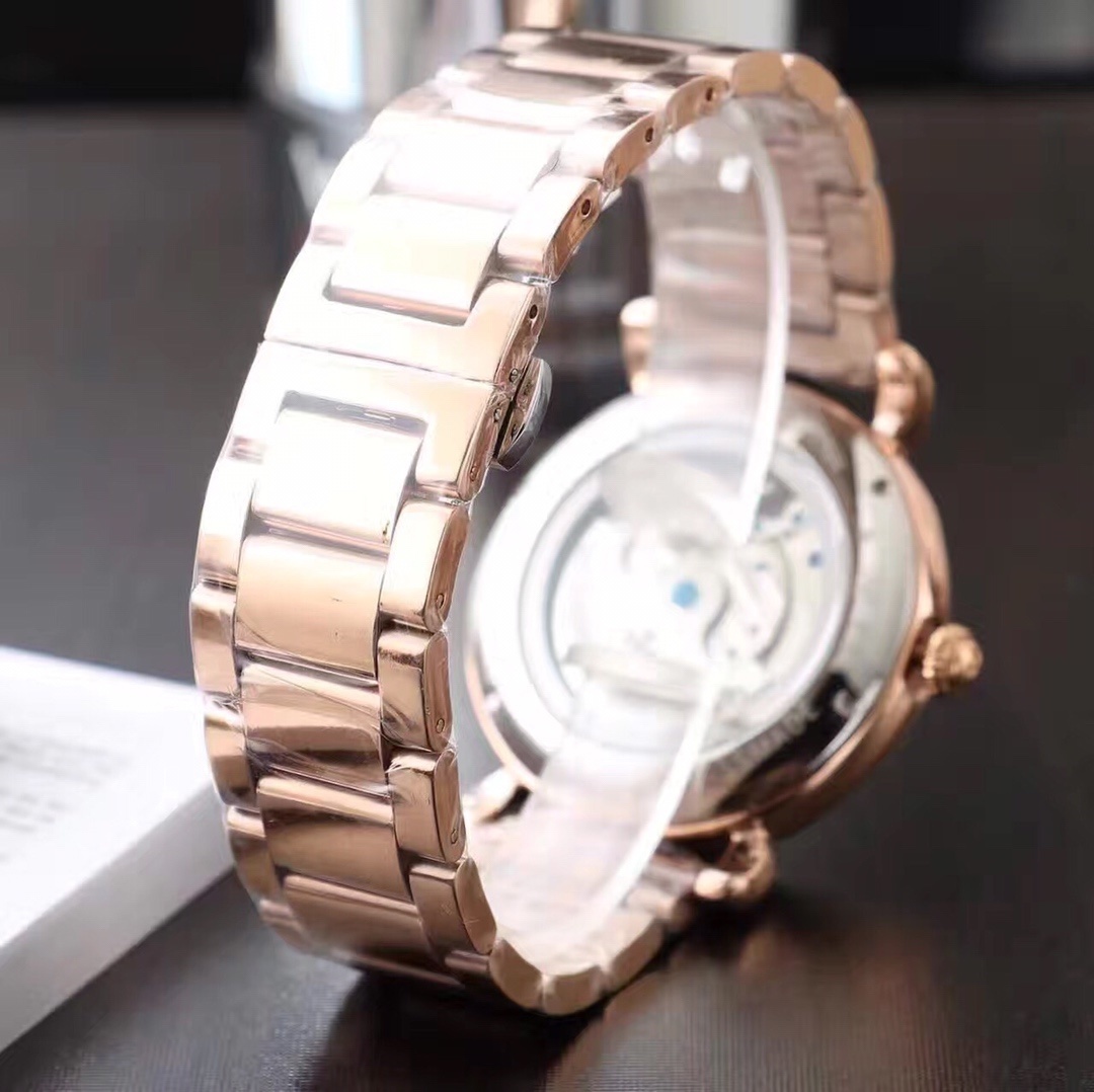 Men's Automatic Mechanical Watch 904L Stainless Steel 43 mm- VC 46