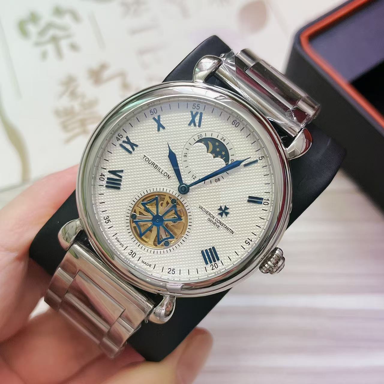 Men's Automatic Mechanical Watch 904L Stainless Steel 43 mm- VC 31