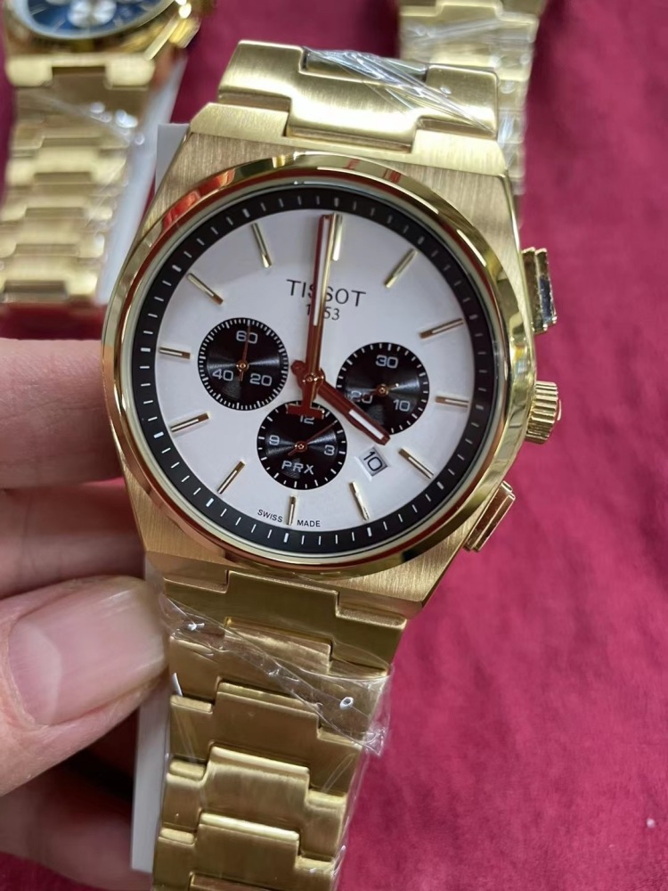 Men's Quartz Watch Chronograph 904L Stainless Steel 42mm- TOT 5