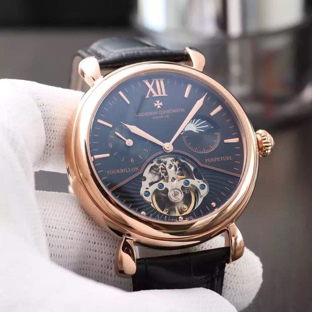 Men's Automatic Mechanical Watch 904L Stainless Steel 43 mm- VC 46