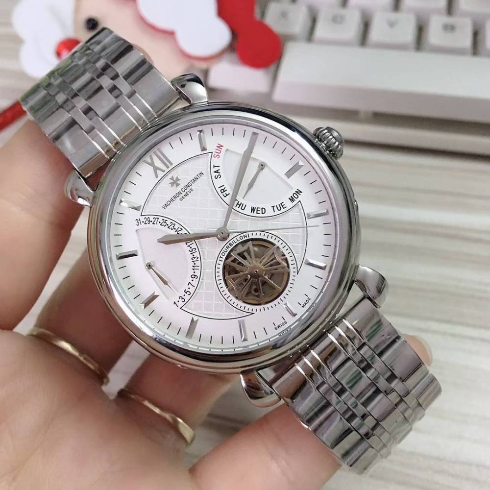 Men's Automatic Mechanical Watch 904L Stainless Steel 43 mm- VC 36