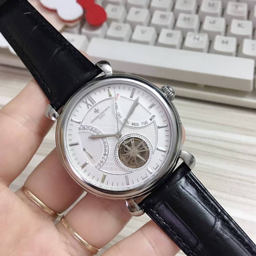 Men's Automatic Mechanical Watch 904L Stainless Steel 43 mm- VC 36