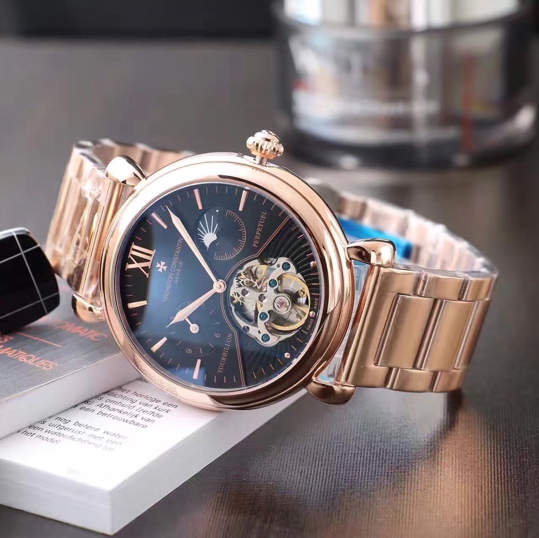 Men's Automatic Mechanical Watch 904L Stainless Steel 43 mm- VC 46