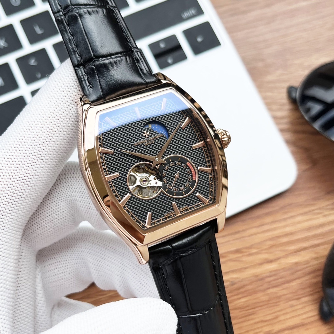Men's Automatic Mechanical Watch 904L Stainless Steel 43 mm- VC 38