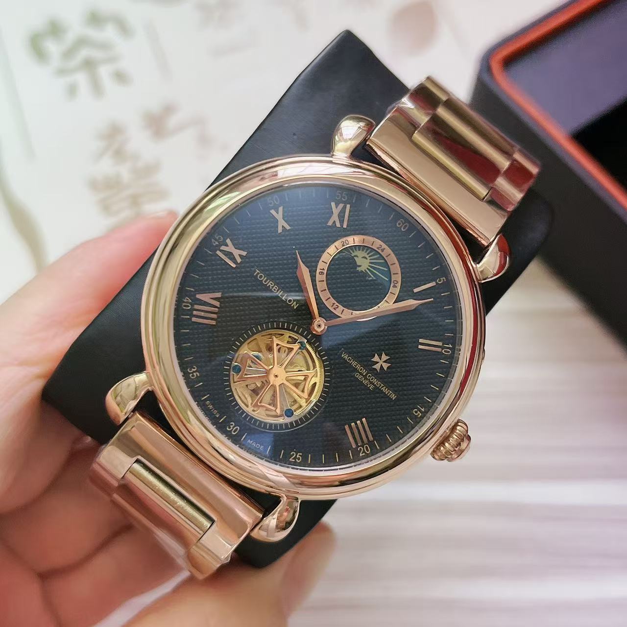 Men's Automatic Mechanical Watch 904L Stainless Steel 43 mm- VC 31