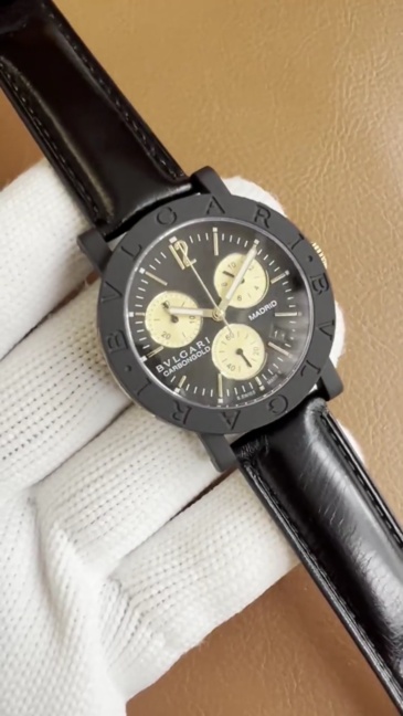 Men's Quartz Watch Chronograph 904L Stainless Steel 40 mm- BV 65
