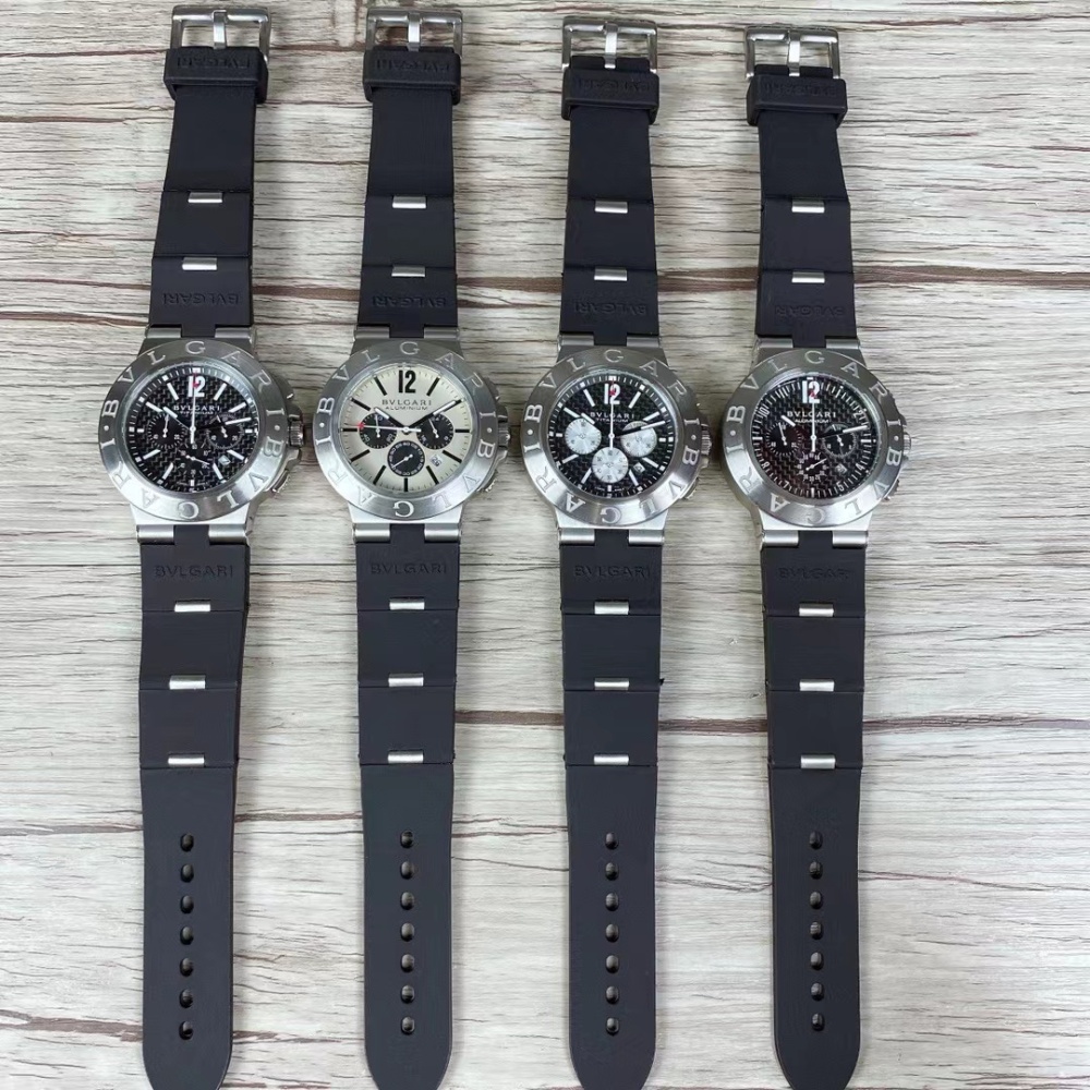 Men's Quartz Watch Chronograph 904L Stainless Steel 42 mm- BV 36