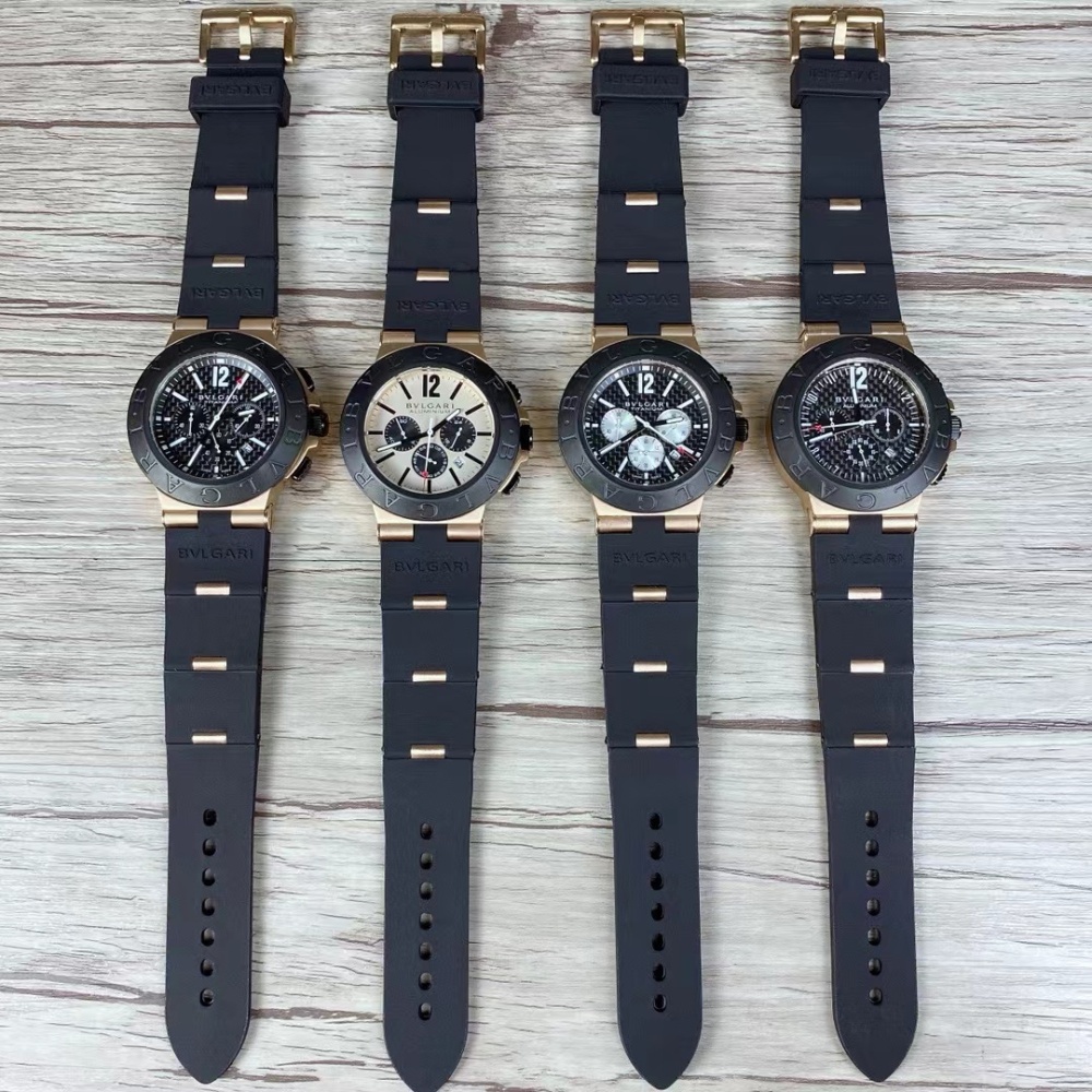 Men's Quartz Watch Chronograph 904L Stainless Steel 42 mm- BV 36