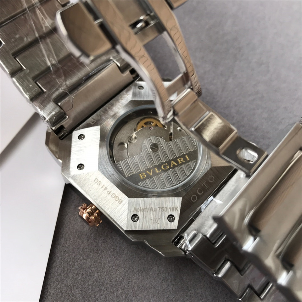Men's Automatic Mechanical Watch 904L Stainless Steel 42 mm- BV 9