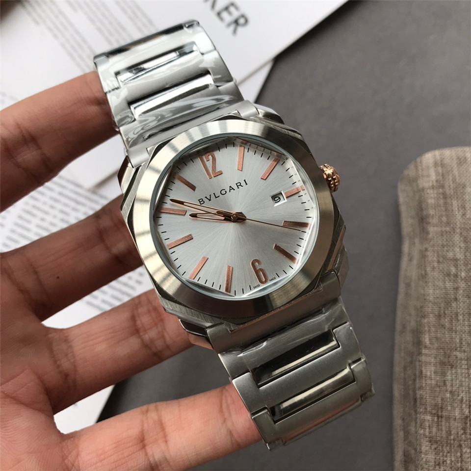 Men's Automatic Mechanical Watch 904L Stainless Steel 42 mm- BV 9