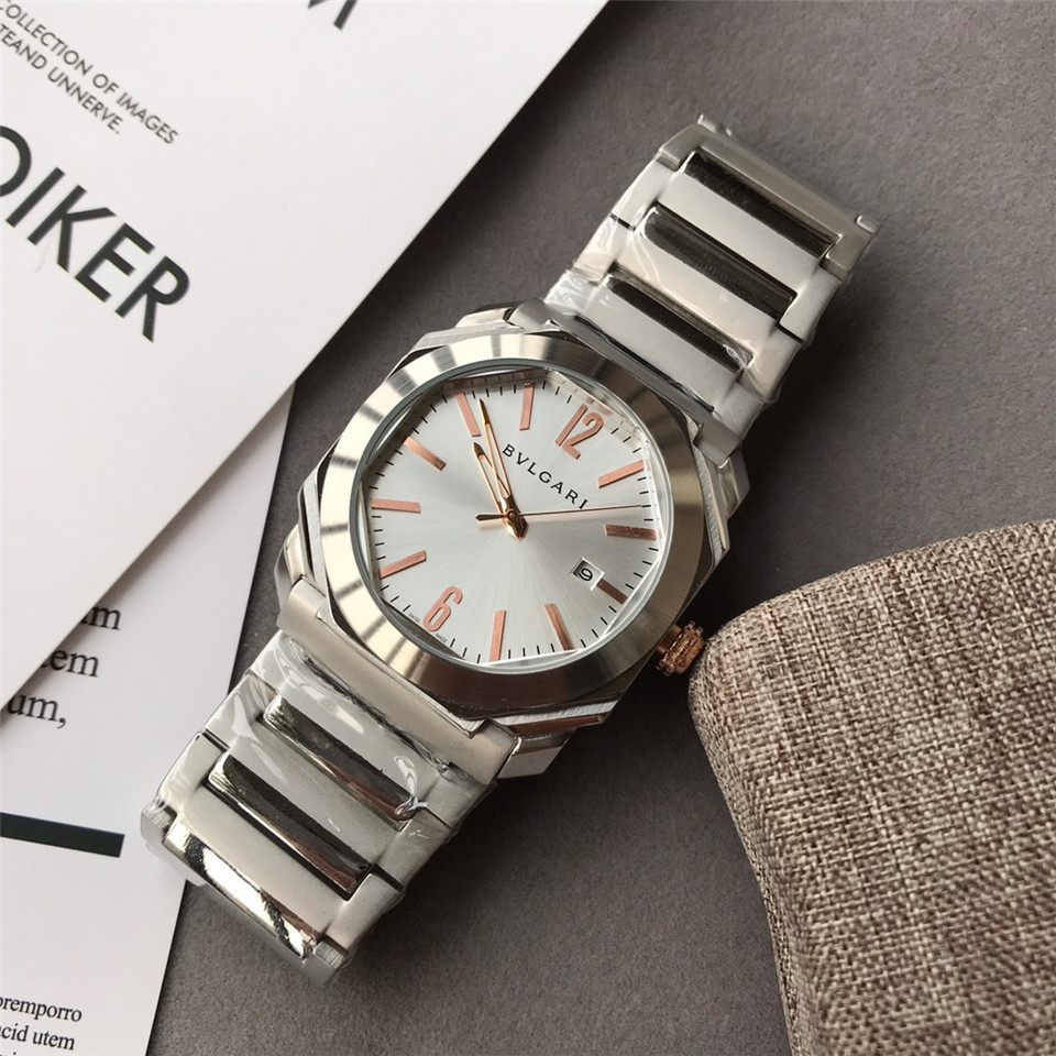 Men's Automatic Mechanical Watch 904L Stainless Steel 42 mm- BV 9