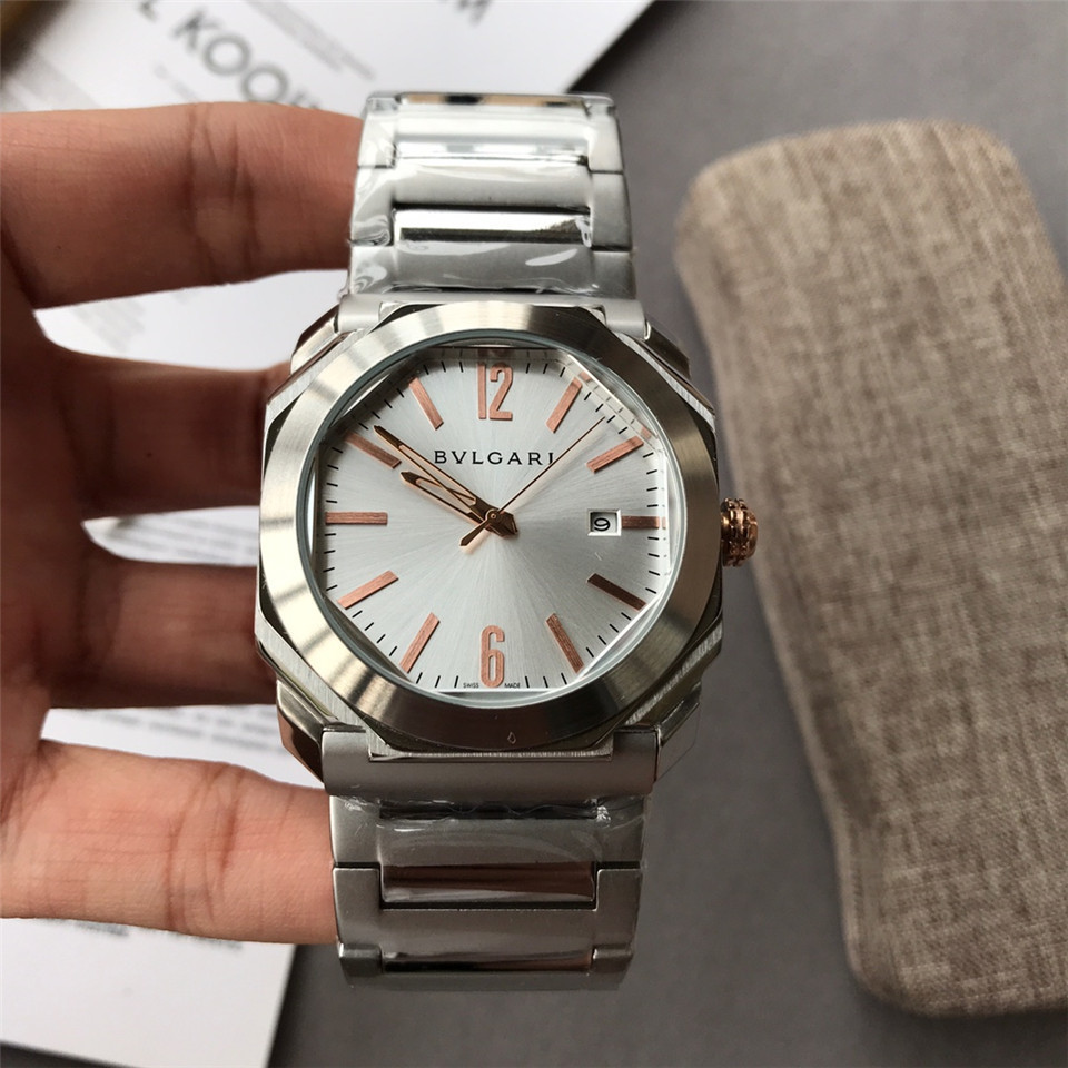 Men's Automatic Mechanical Watch 904L Stainless Steel 42 mm- BV 9