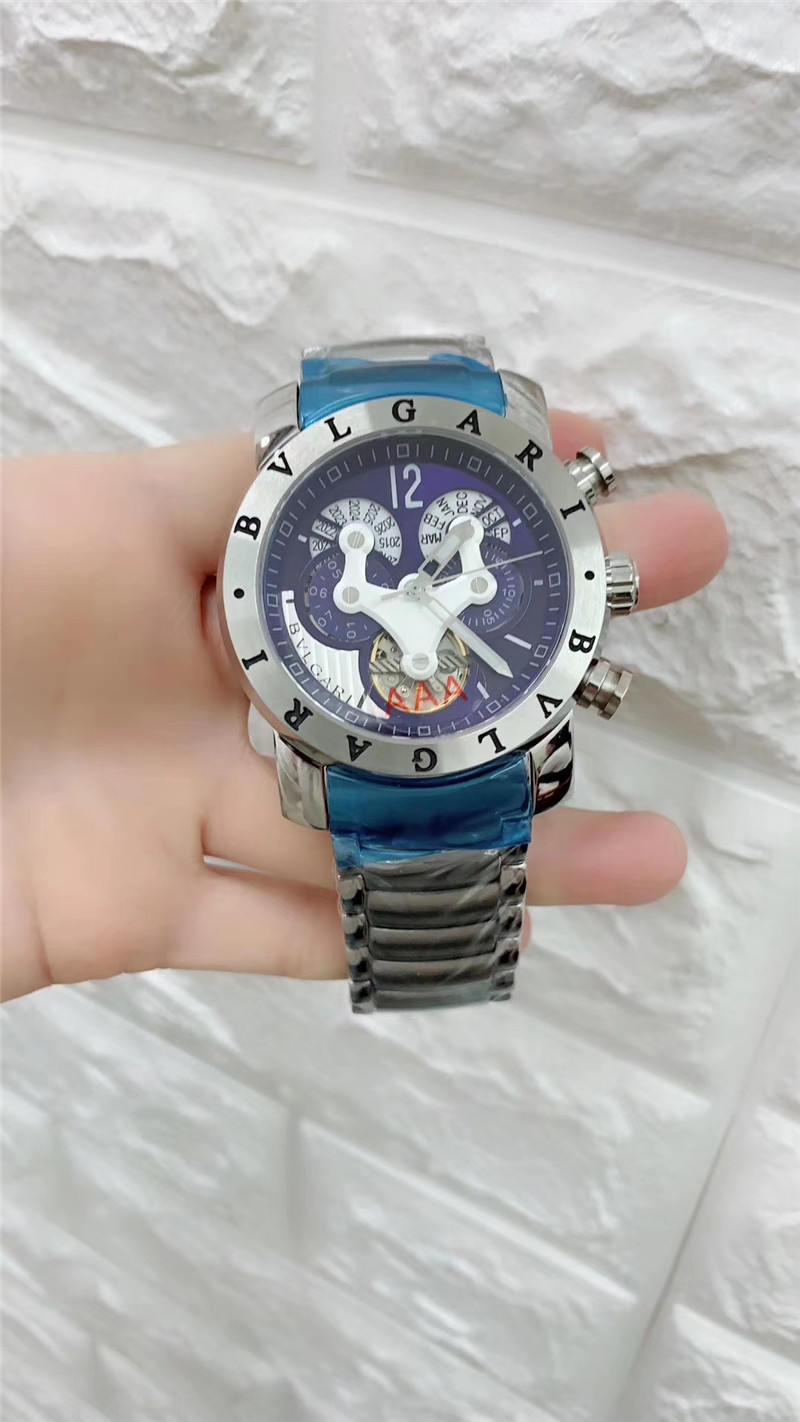 Men's Automatic Mechanical Watch 904L Stainless Steel 45 mm- BV 26