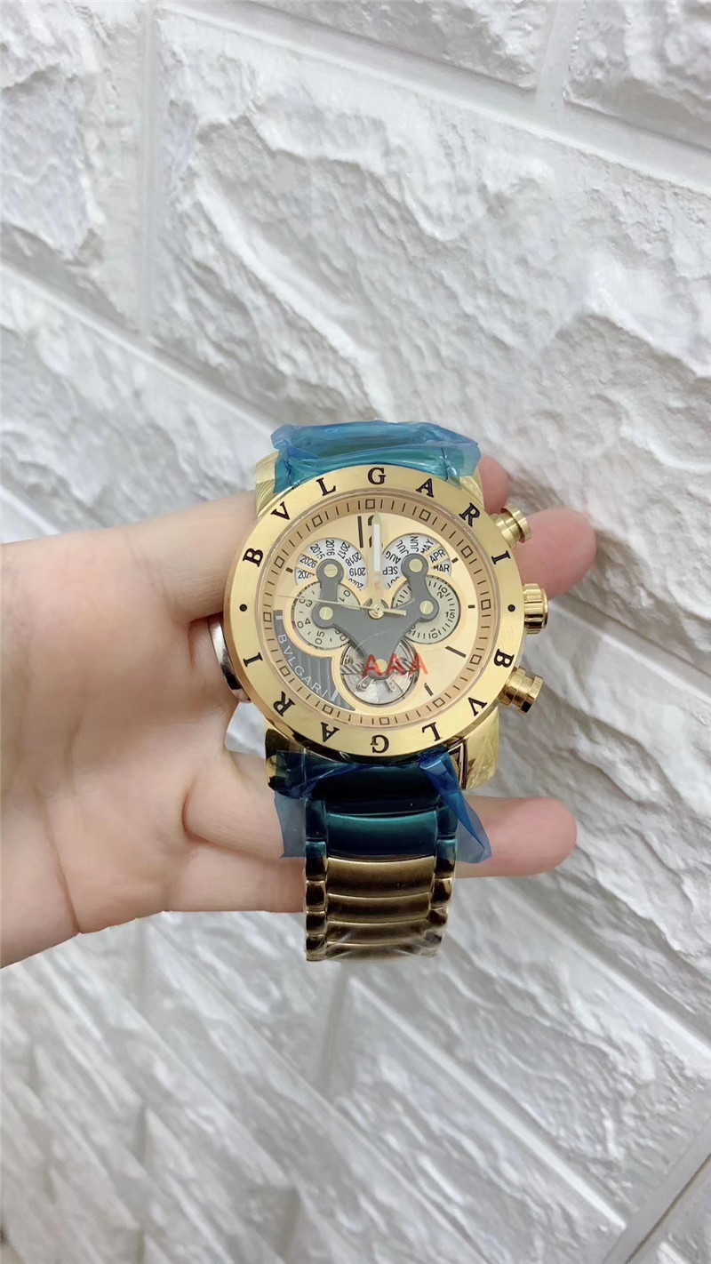Men's Automatic Mechanical Watch 904L Stainless Steel 45 mm- BV 26