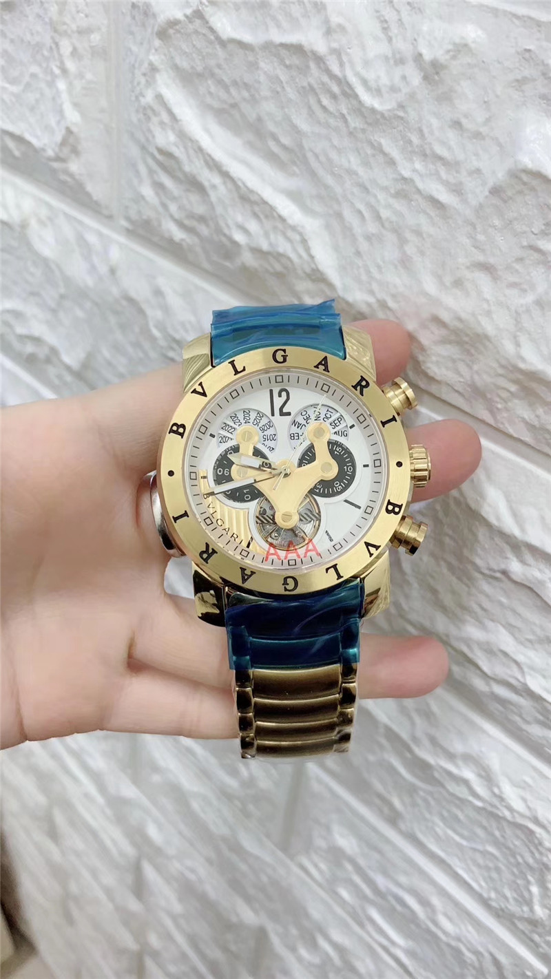 Men's Automatic Mechanical Watch 904L Stainless Steel 45 mm- BV 26