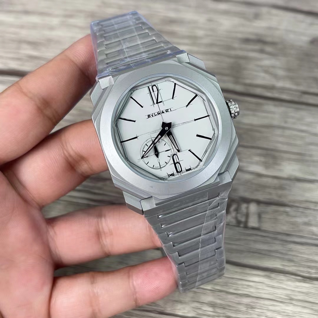 Men's Automatic Mechanical Watch 904L Stainless Steel 42 mm- BV 37