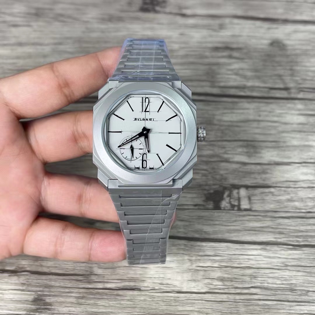 Men's Automatic Mechanical Watch 904L Stainless Steel 42 mm- BV 37