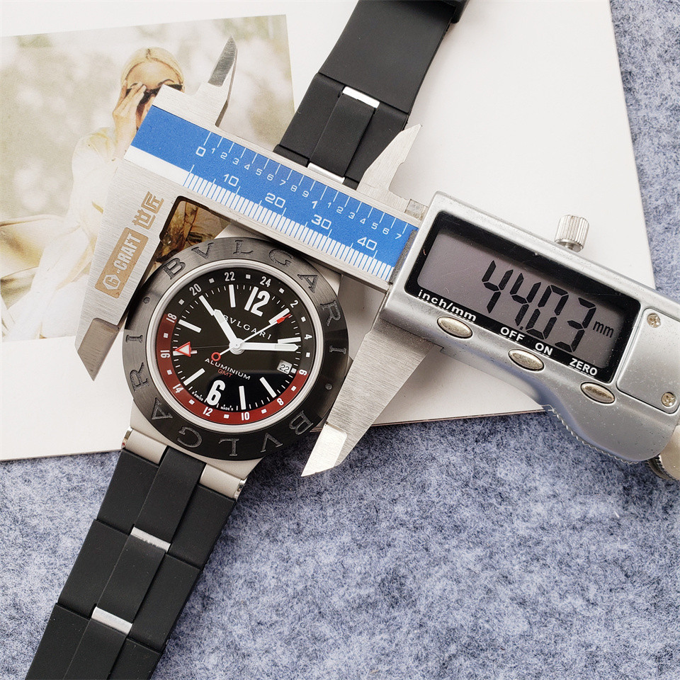 Men's Automatic Mechanical Watch 904L Stainless Steel 44 mm- BV 28