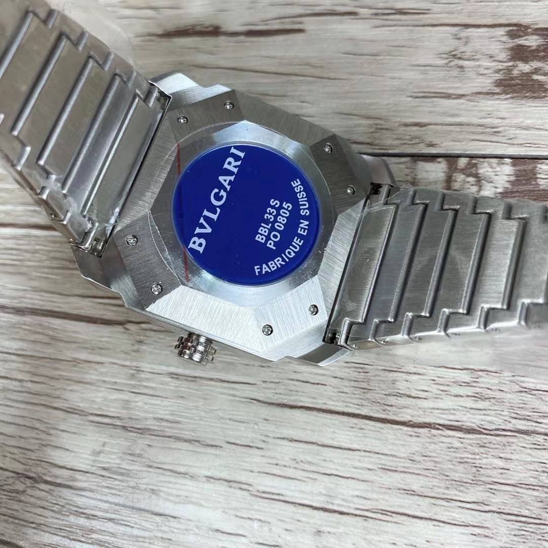 Men's Quartz Watch Chronograph 904L Stainless Steel 44 mm- BV 45