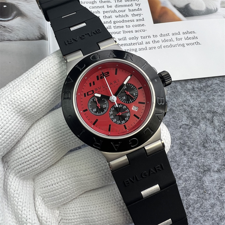 Men's Quartz Watch Chronograph 904L Stainless Steel 44 mm- BV 61