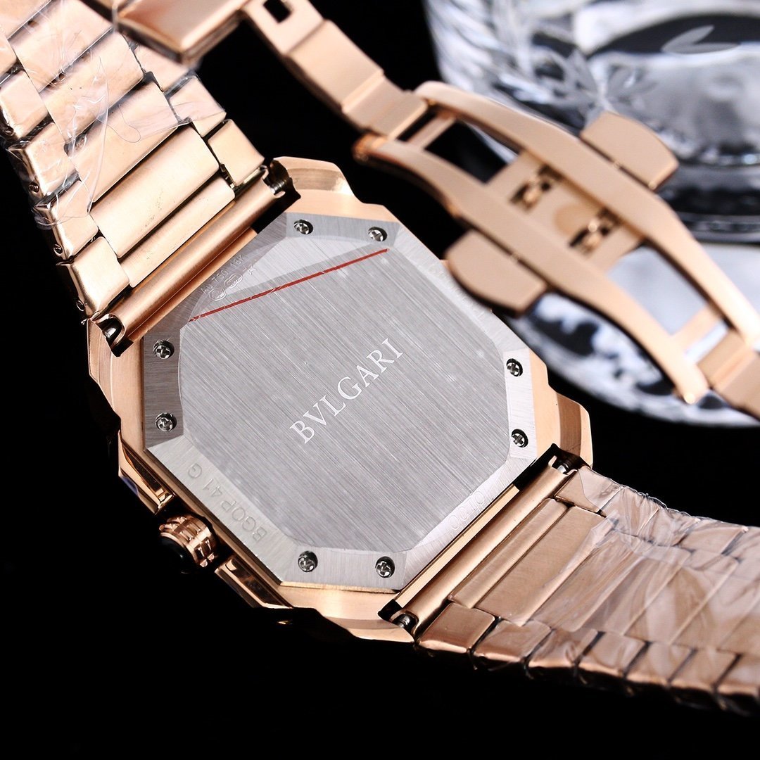 Men's Quartz Watch Chronograph 904L Stainless Steel 42 mm- BV 3