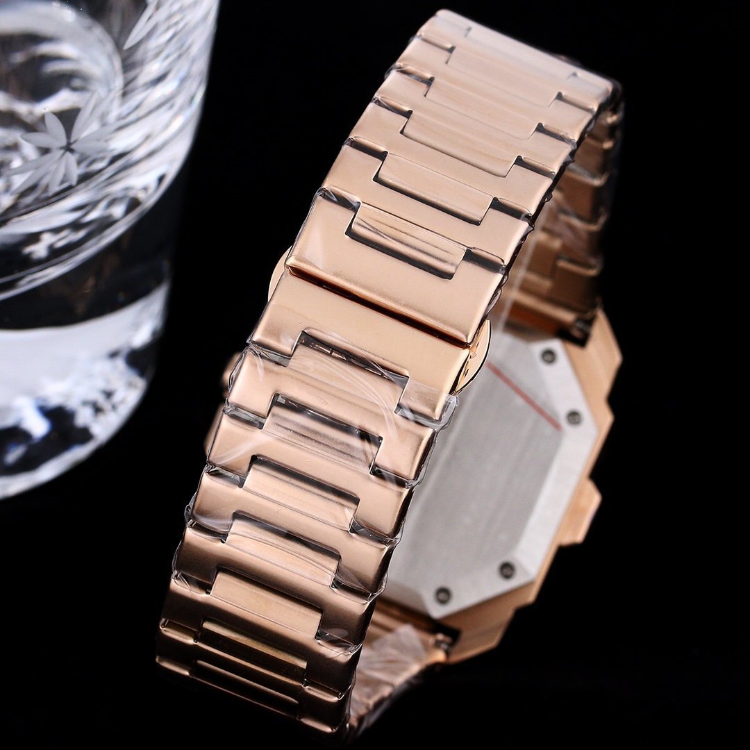 Men's Quartz Watch Chronograph 904L Stainless Steel 42 mm- BV 3