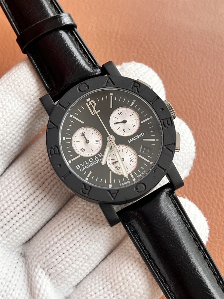 Men's Quartz Watch Chronograph 904L Stainless Steel 40 mm- BV 65