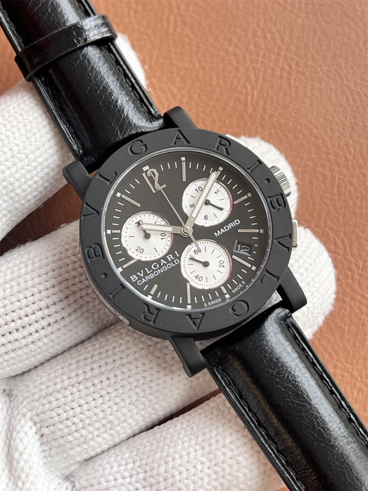 Men's Quartz Watch Chronograph 904L Stainless Steel 40 mm- BV 65