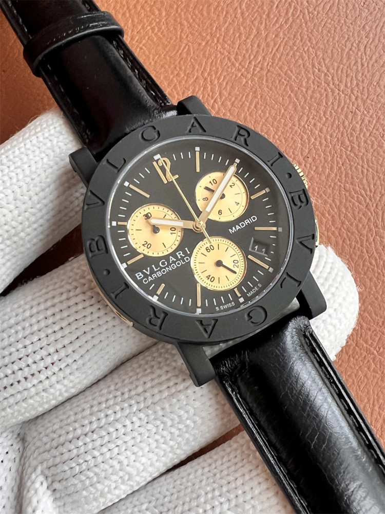 Men's Quartz Watch Chronograph 904L Stainless Steel 40 mm- BV 65