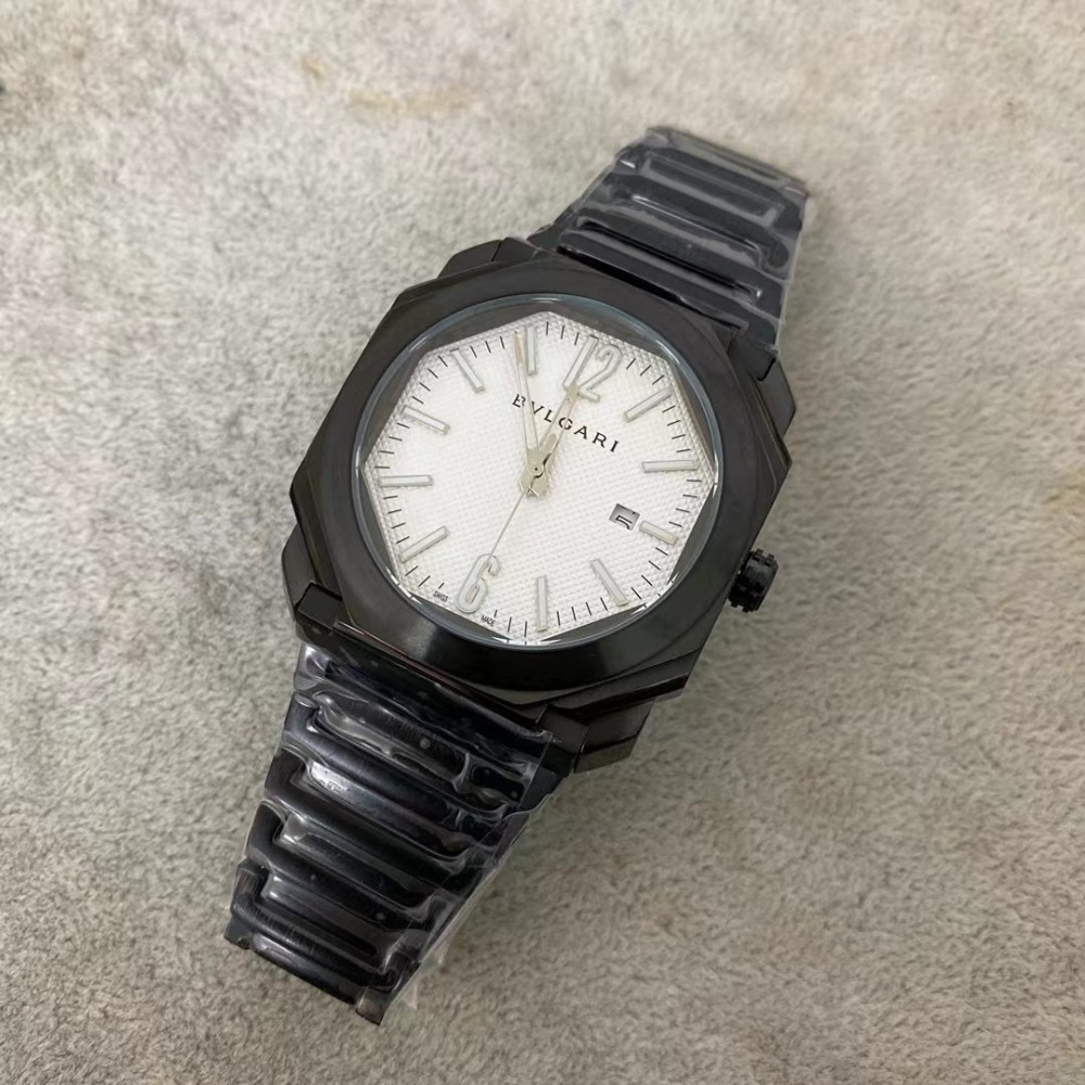 Men's Quartz Watch Chronograph 904L Stainless Steel 44 mm- BV 59