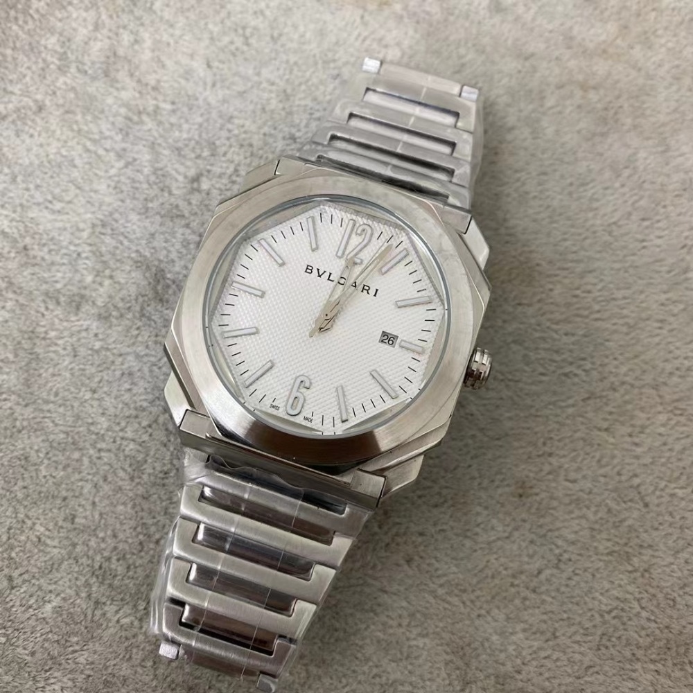 Men's Quartz Watch Chronograph 904L Stainless Steel 44 mm- BV 59