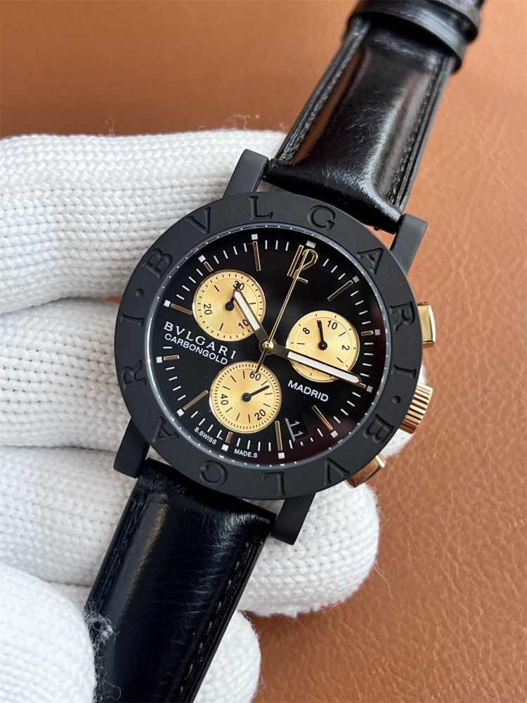 Men's Quartz Watch Chronograph 904L Stainless Steel 40 mm- BV 65