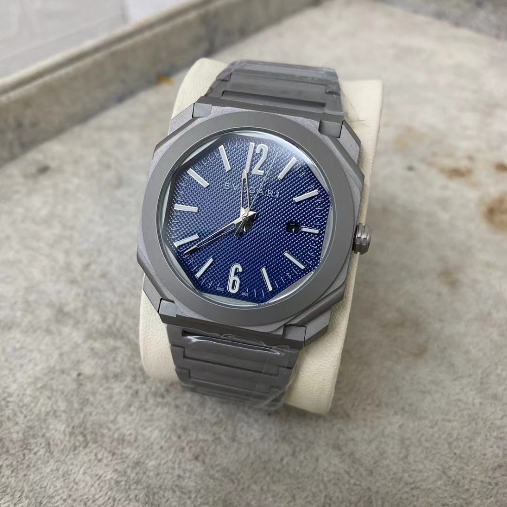 Men's Quartz Watch Chronograph 904L Stainless Steel 44 mm- BV 56