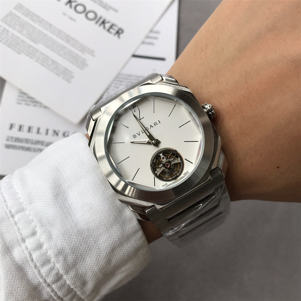 Men's Automatic Mechanical Watch 904L Stainless Steel 42mm- BV 15
