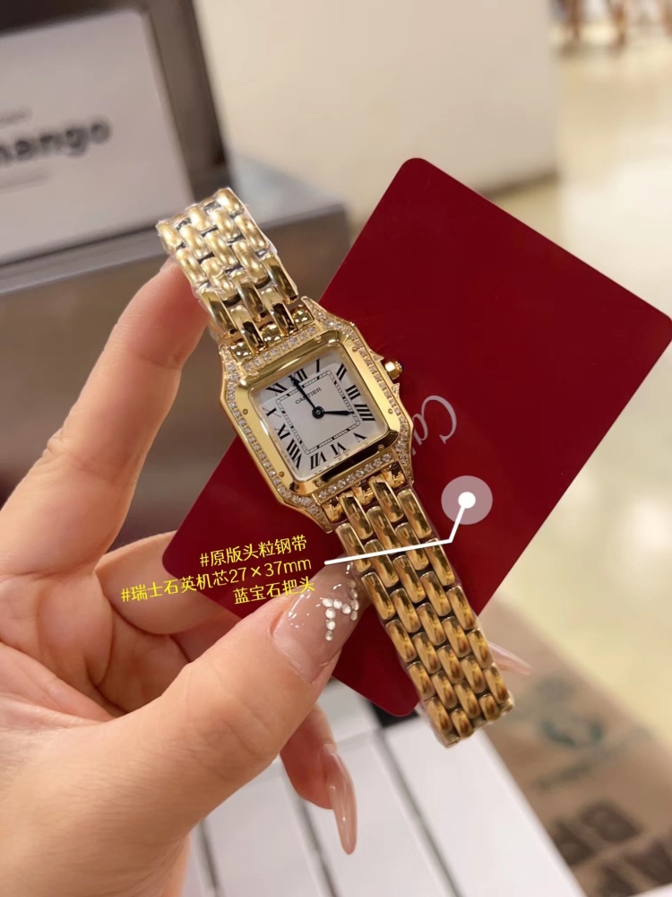 Women's  Quartz Watch Chronograph 904L Stainless Steel 27mm- CT 63