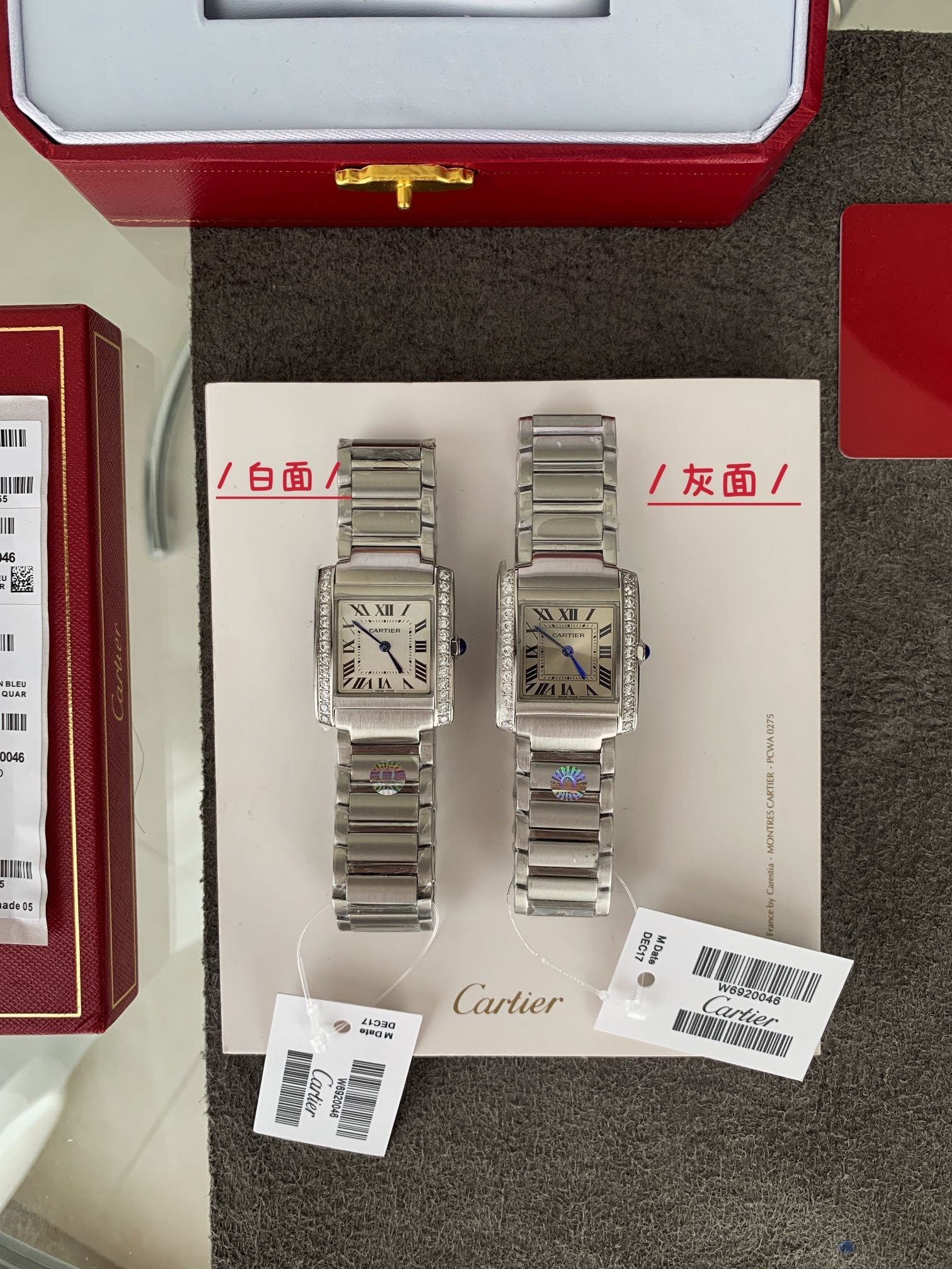 Women's  Quartz Watch Chronograph 904L Stainless Steel 30.5x36.7mm,27x32,mm21.2x25.7mm- CT 60