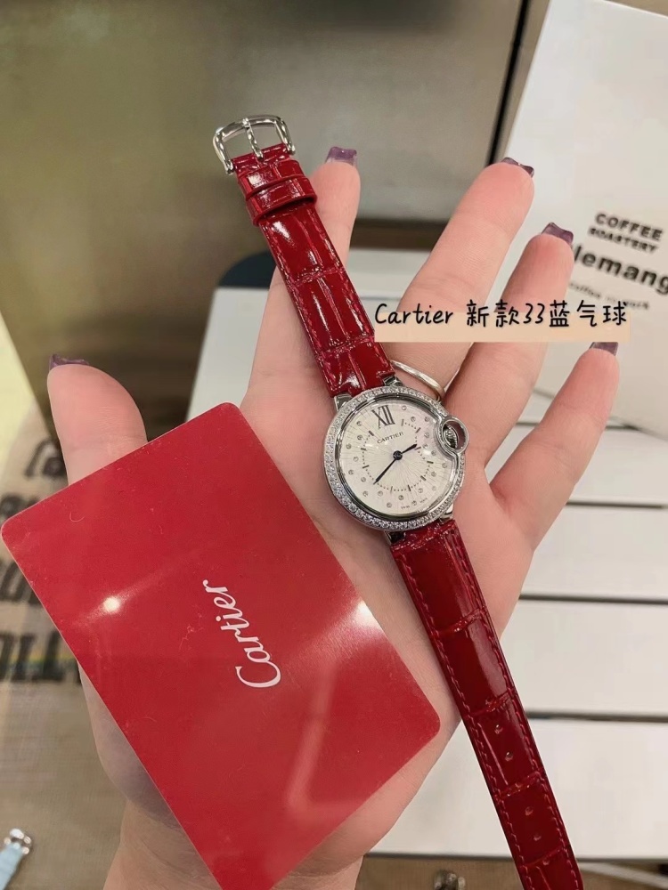 Women's  Quartz Watch Chronograph 904L Stainless Steel 33mm- CT 57