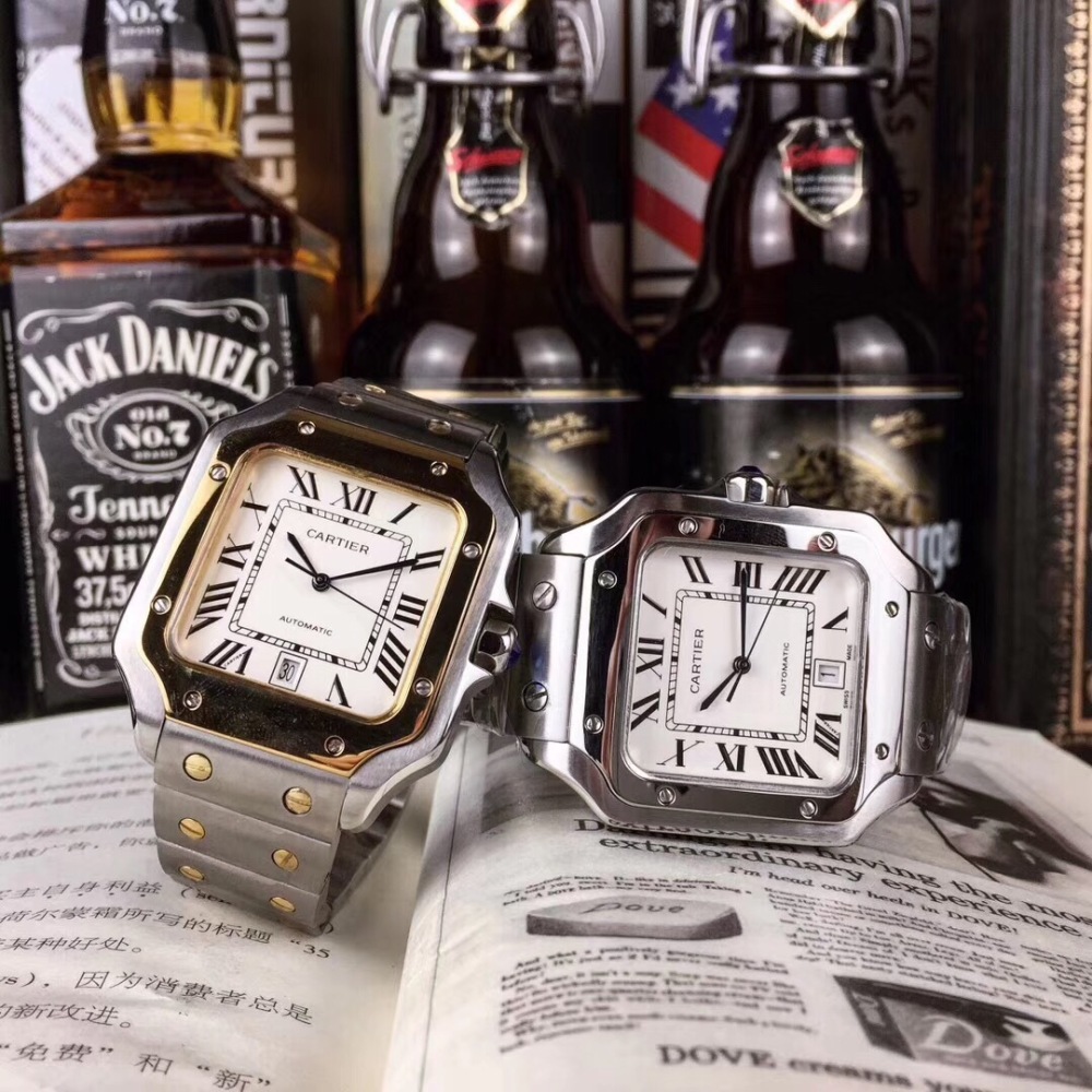 Men's Automatic Mechanical Watch 904L Stainless Steel 37.5mm   34mm  - CT 4