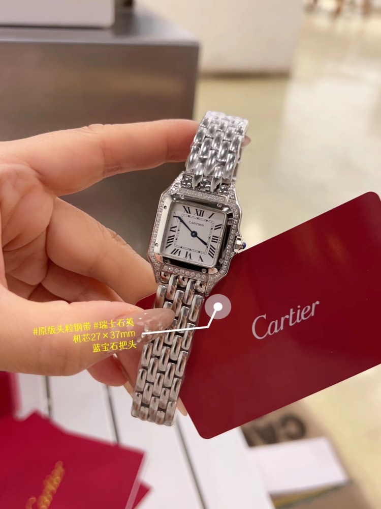 Women's  Quartz Watch Chronograph 904L Stainless Steel 27mm- CT 63