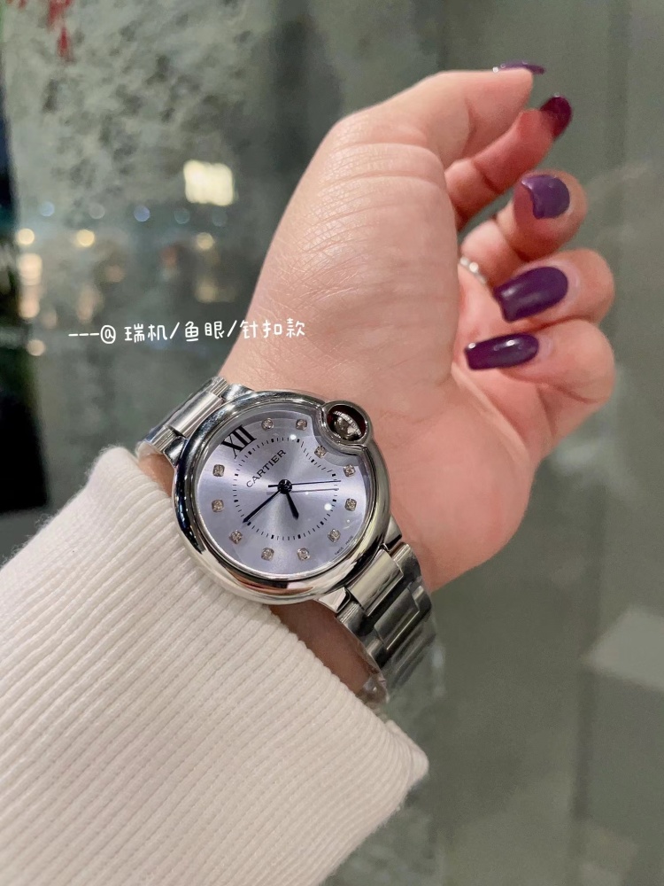 Women's  Quartz Watch Chronograph 904L Stainless Steel 33mm- CT 56