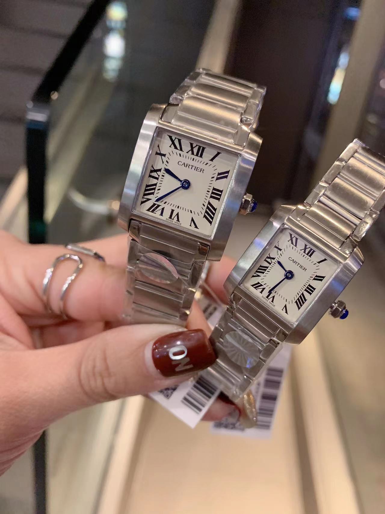 Women's  Quartz Watch Chronograph 904L Stainless Steel 26x20 mm，30x25mm,36x28mm- CT 44