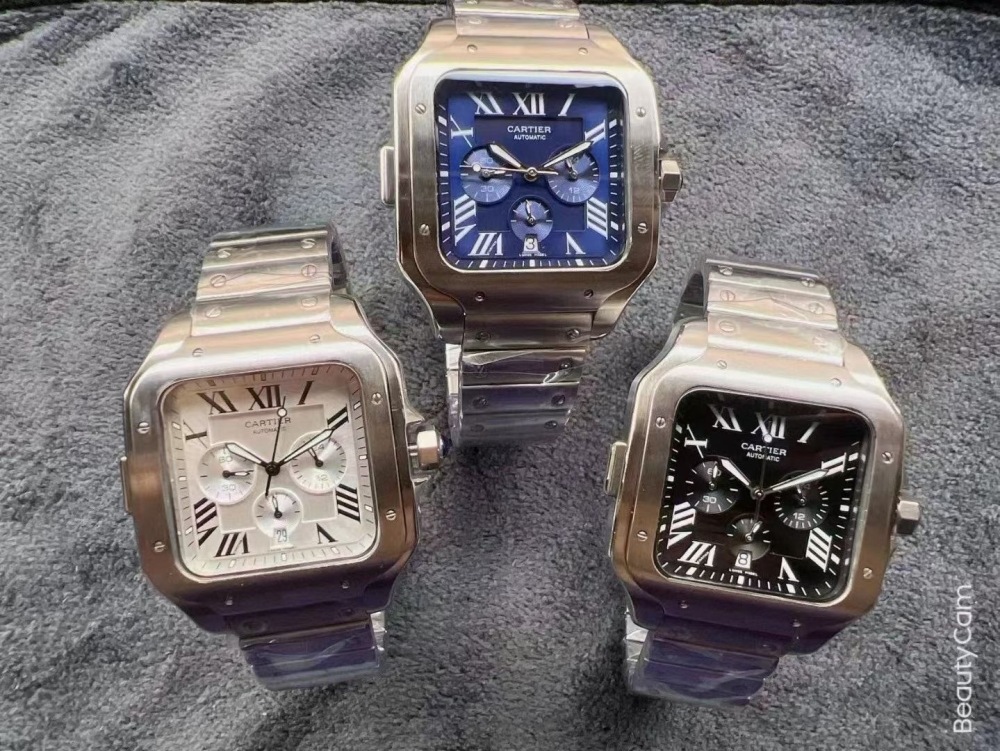 Men's Quartz Watch Chronograph 904L Stainless Steel 44 mm- CT 67