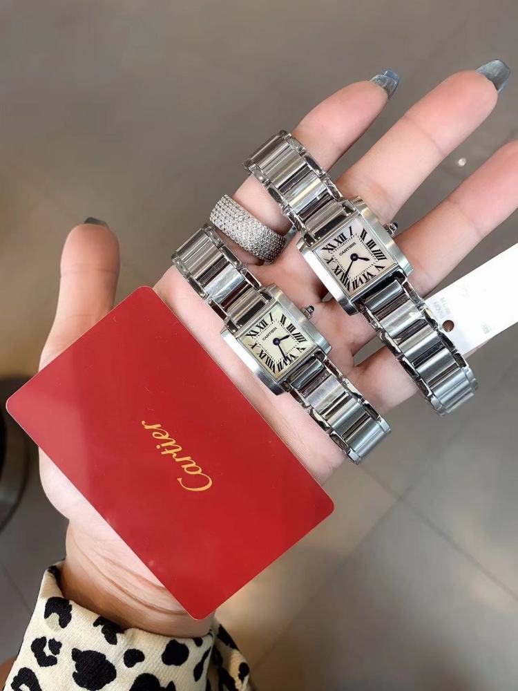 Women's  Quartz Watch Chronograph 904L Stainless Steel 26x20 mm，30x25mm,36x28mm- CT 44