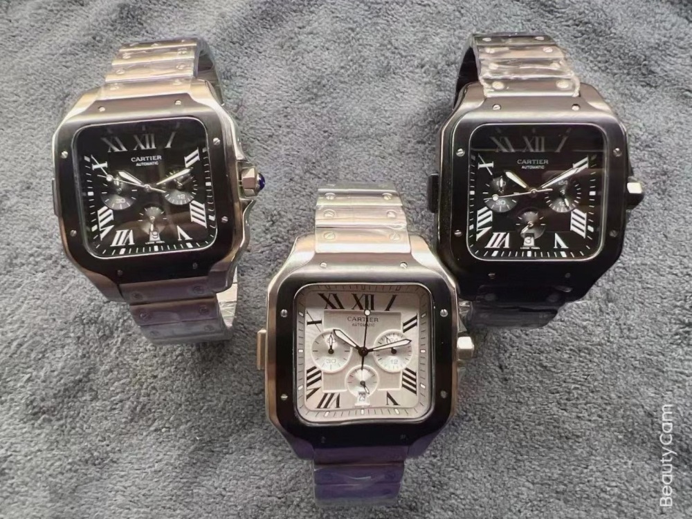 Men's Quartz Watch Chronograph 904L Stainless Steel 44 mm- CT 67