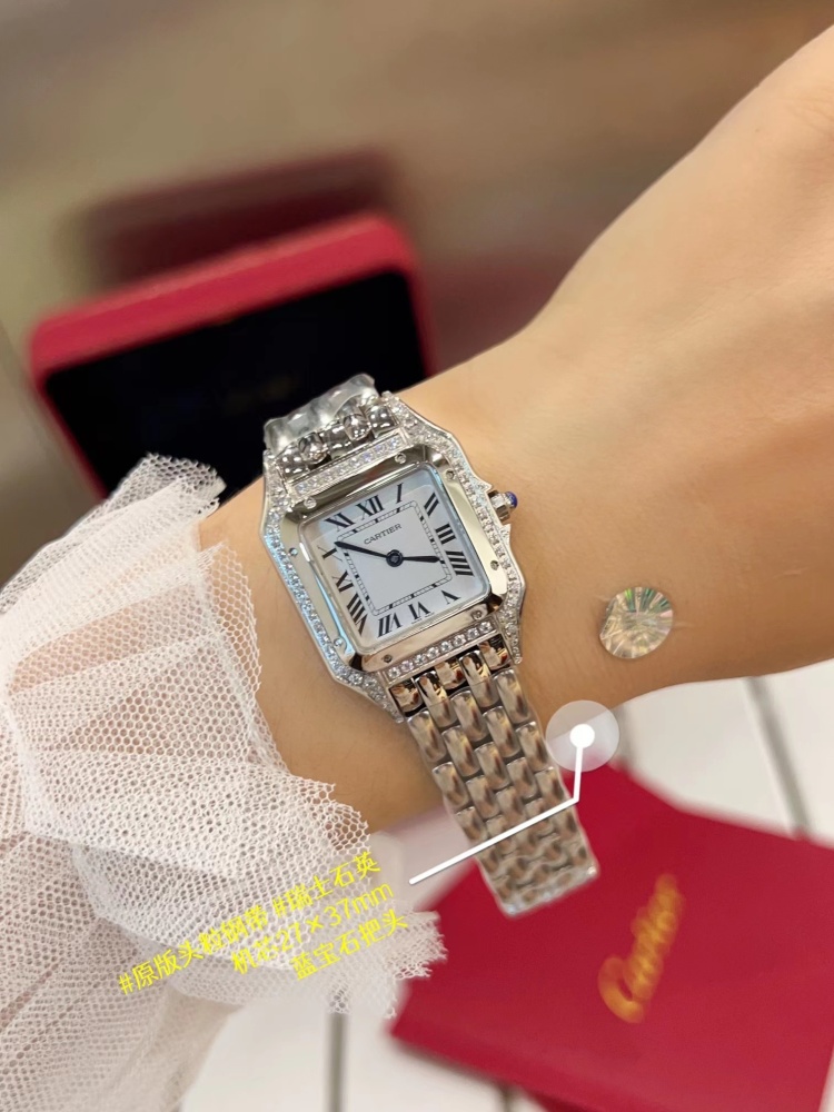 Women's  Quartz Watch Chronograph 904L Stainless Steel 27mm- CT 63