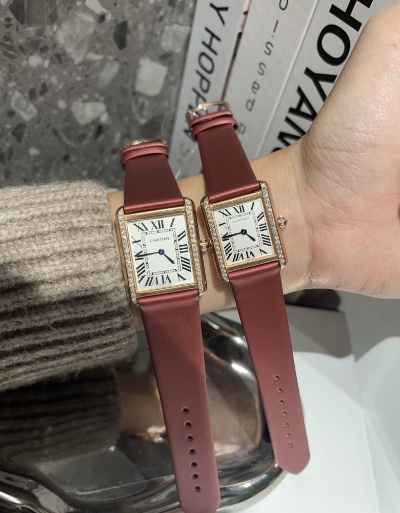 Women's  Quartz Watch Chronograph 904L Stainless Steel 27*33 mm   ,24*31mm- CT 75