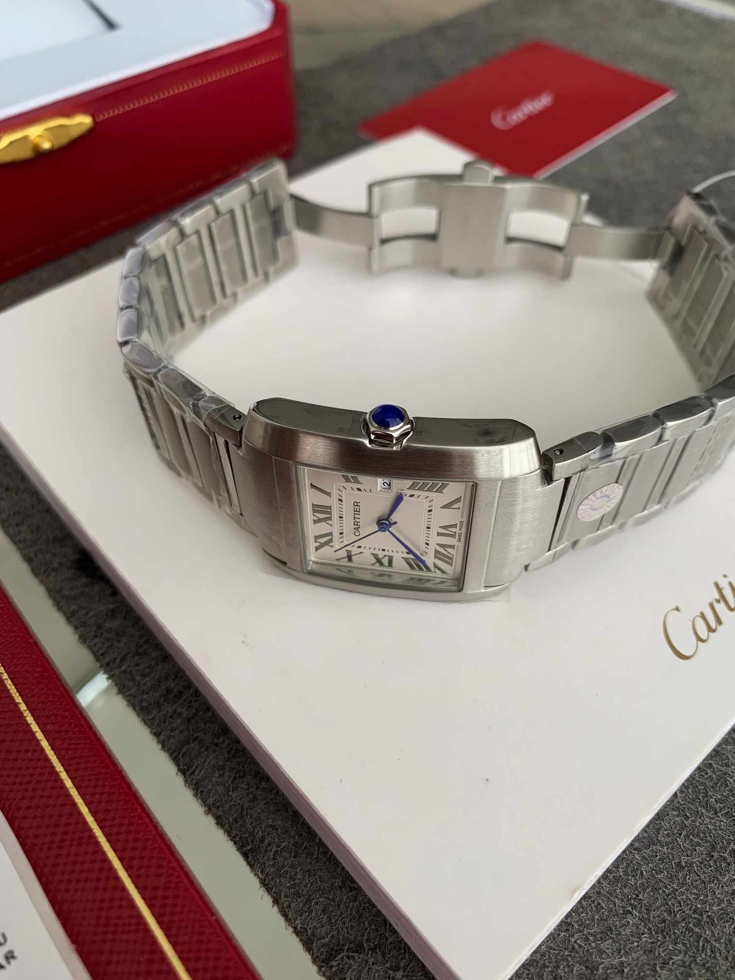 Women's  Quartz Watch Chronograph 904L Stainless Steel 30.5x36.7mm,27x32,mm21.2x25.7mm- CT 60